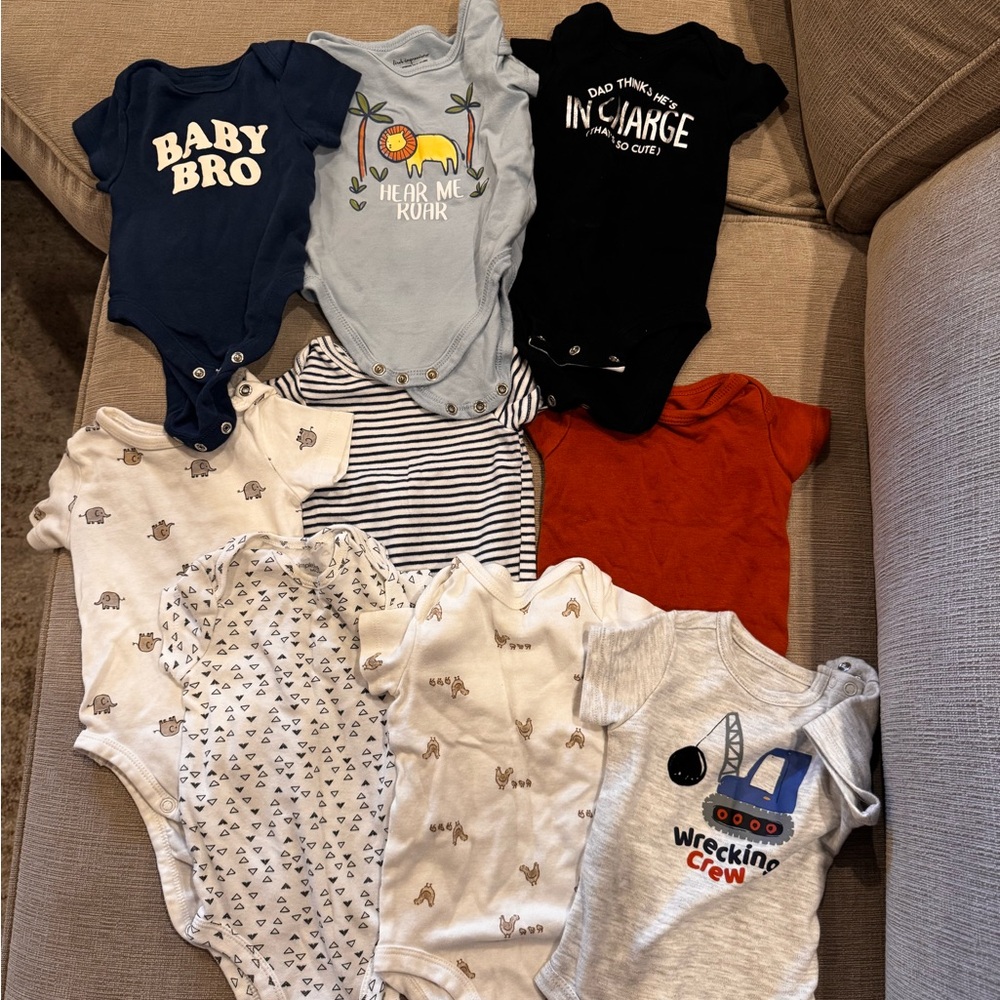 Assorted Baby Onesies Set